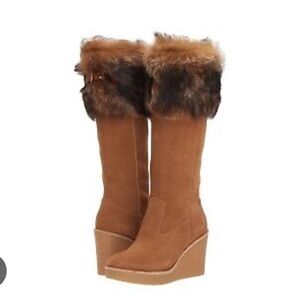 Ugg valberg suede wedge boot